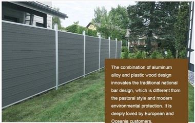 Könnyen tisztítható és könnyen felszerelhető parkkerti kerítés